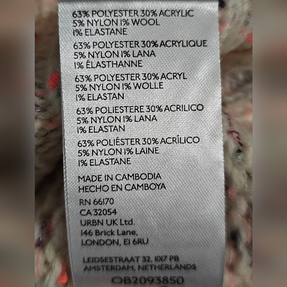 BDG Urban Outfitters Women's Noelle Patterned Knit Mockneck Pullover Sweater, XS - Picture 8 of 11